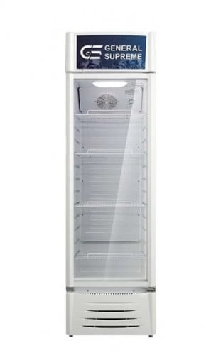 ثلاجة عرض بباب واحد وسعة 338 لتر من جنرال سوبريم،...