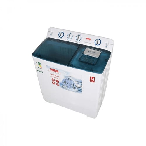 غسالة هام حوضين 14 كيلو – أبيض