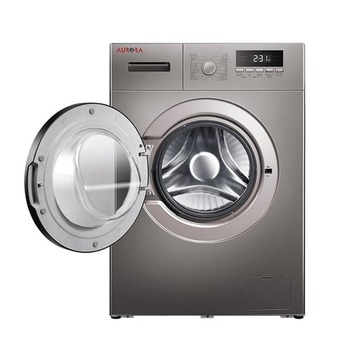 غسالة 7 كيلو أرورا أمامية 16 برنامج ديجيتال – ستيل...