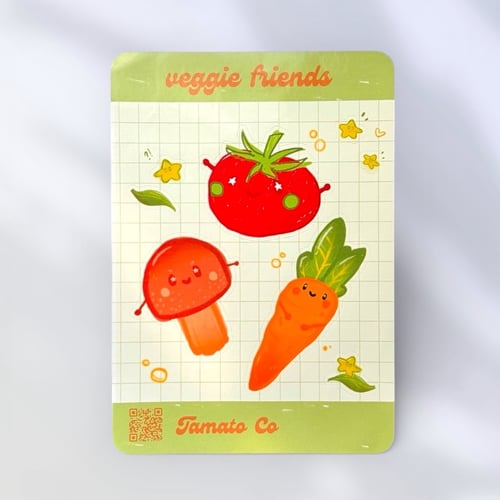 Veggie Friends Glossy Sticker Sheet