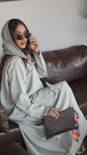 Abaya made of Taiwanese fabric