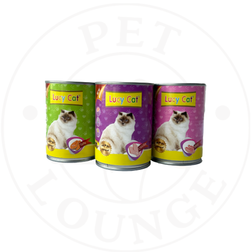 طعام رطب معلب للقطط - 375g Lucy Cat