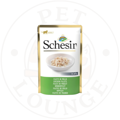 طعام رطب ظرف للقطط فيليه الدجاج بالجيلي - 85g Sche...