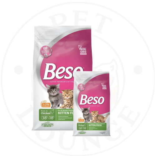 طعام جاف للقطط الصغيرة بالدجاج - Beso Kitten