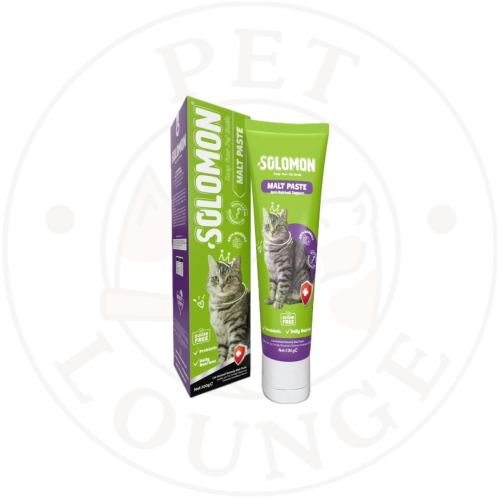 معجون عصار للقطط لعلاج كرات الشعر - 100g Solomon M...