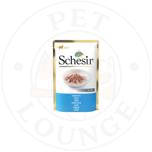 طعام رطب ظرف للقطط تونة بالجيلي - 85g Schesir