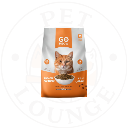 طعام جاف للقطط بالدجاج - 20kg Go Meow