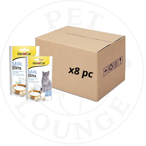 8-اقراص غنية بالحليب ظرف للقطط - 40g GimCat