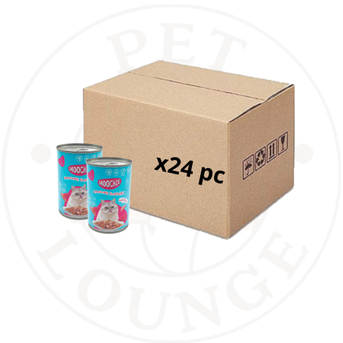 24-طعام رطب معلب للقطط تونة بالمرق - 400g Moochie
