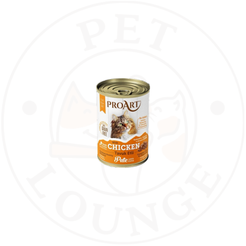 طعام رطب معلب للقطط دجاج مهروس - 400g ProArt