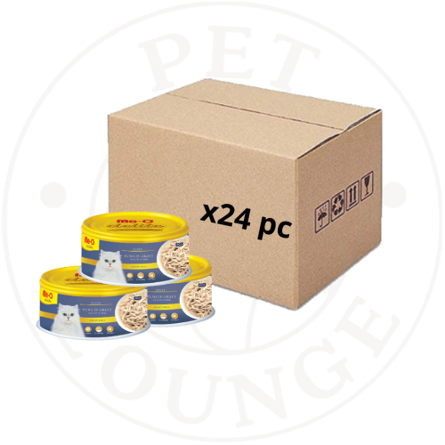 24-طعام رطب معلب للقطط بالتونة في المرق - 80g Me-O
