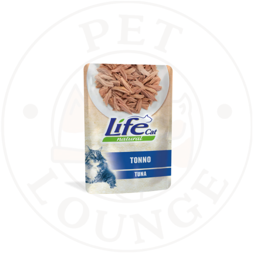 طعام رطب ظرف للقطط بالتونة - 70g Life Cat