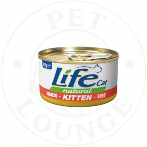 طعام رطب معلب للقطط الصغيرة باللحم - 85g LifeCat