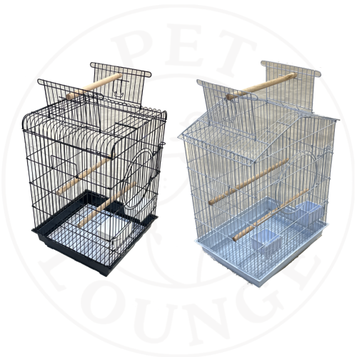 قفص طيور ببغاء بلاستيك كبير - 68cm