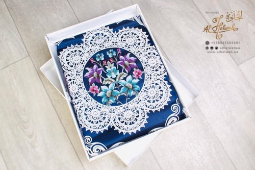 سجادة صلاة تركي فاخرة بعلبة 65x110 سم