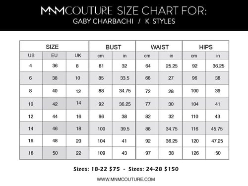 MNM couture G1815