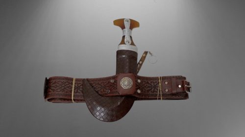 جنبيه جلد عماني مع سكبن خوجه - متجر المحترفون