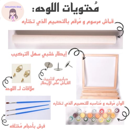 لوحة تلوين بالأرقام بتصميم قطار الريف