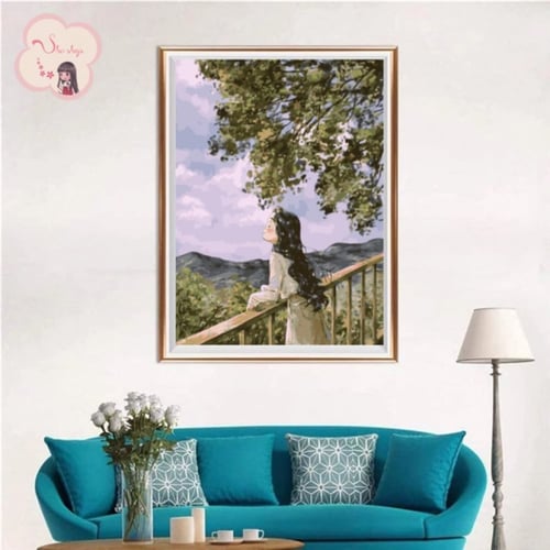 لوحة تلوين بالأرقام بتصميم 'تنّفس'