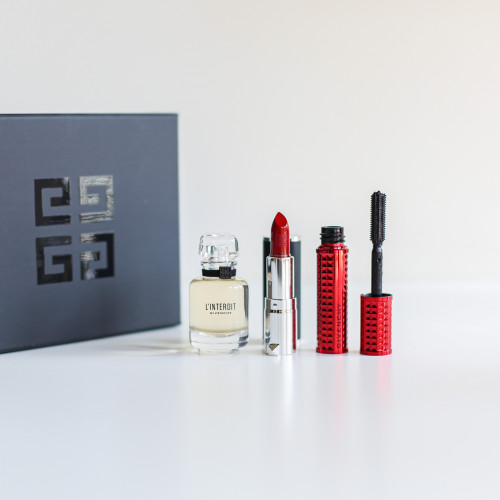 مجموعة ميني جيفنشي عطر , مسكرة , روج