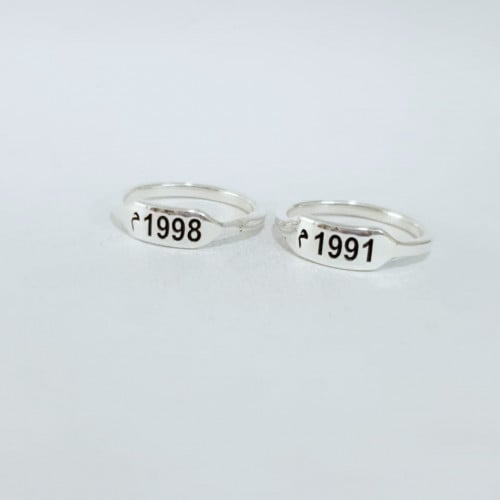 خواتم رجالي - موضة مصنوعة من - الفضه الفاخره الإيط...