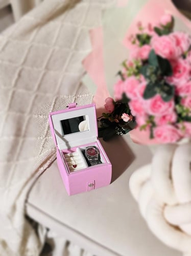 بكج ساعه وسلسال ناعم RAFAl