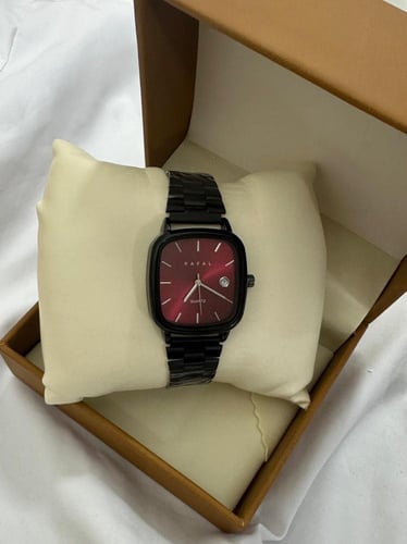 بكج ساعات RAFAL اسود مع احمر