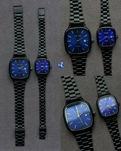 كاسيو LTP كبلز اسود - ازرق