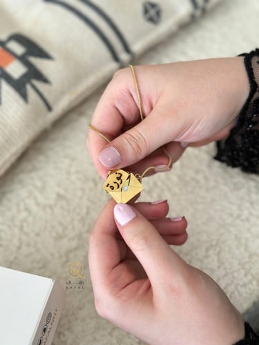 سلسال الكرت السري العبارات مصمم حسب الطلب