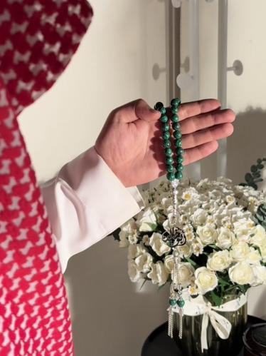 مسباح عقيق بالاسم حسب الطلب