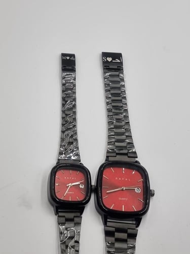 بكج ساعات RAFAL اسود مع احمر