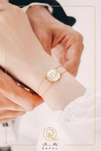 اسواره فضة نسائي ورجالي بالاسم - رافال