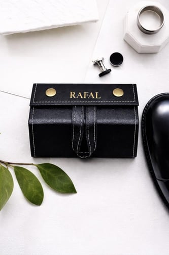 بوكس RAFAL سبحة عقيق + قلم مخصص بالاسم