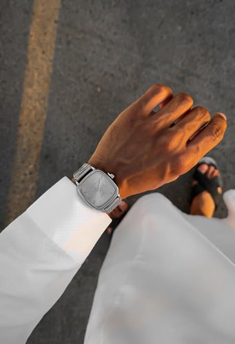 بكج ساعات RAFAL فضي رصاصي