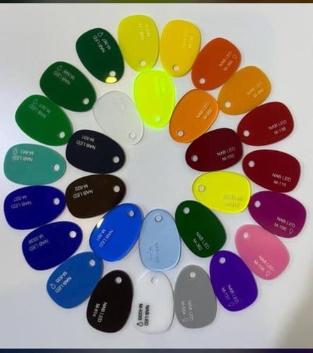 لوحة تعريف اسم اكريلك