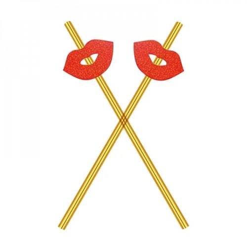 مصاص للمناسبات والحفلات (6 قطع)