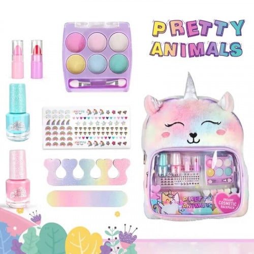 حقيبة ظهر لطيفة مع مكياج للاميرة