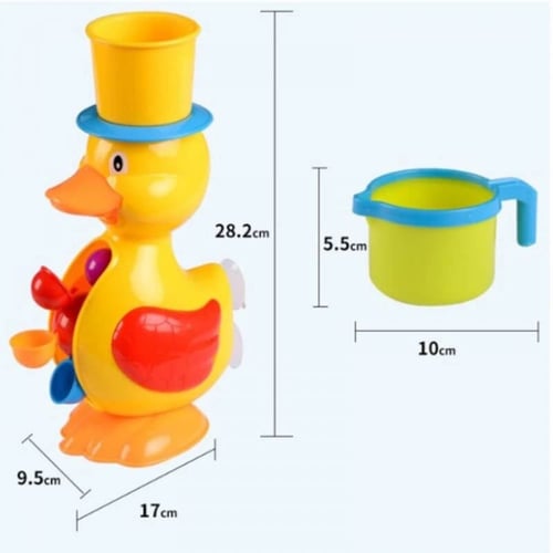 لعبة المرح بالماء مع البطة المائية ( لعبة استحمام)