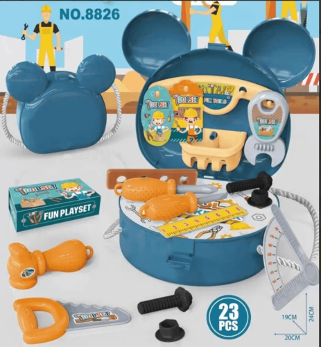 حقيبة ادوات الاصلاح للمهندس الصغير ٢٣ قطعة