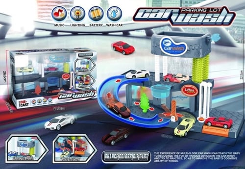 مغسلة السيارات العجيبة لتغيير لون السيارة بعد غسله...