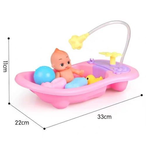 لعبة استحمام البيبي مع بانيو الممتعة