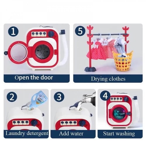 جديد غسالة الاميرة حقيقية محاكية للواقع لغسل ملابس...