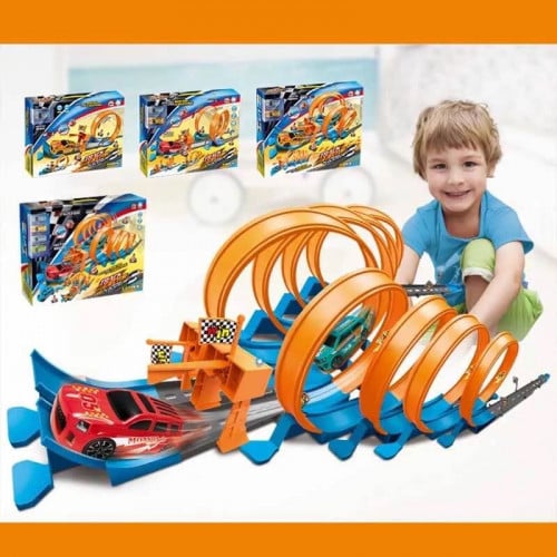 مسار السباق الصاروخي للسيارات بحجمين