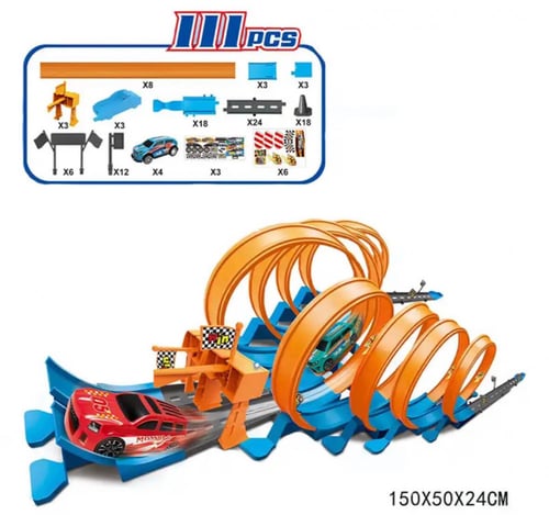 مسار السباق الصاروخي للسيارات بحجمين