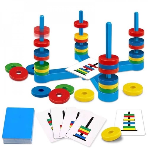 تحدي الحلقات الملونة لزيادة الذكاء والسرعه