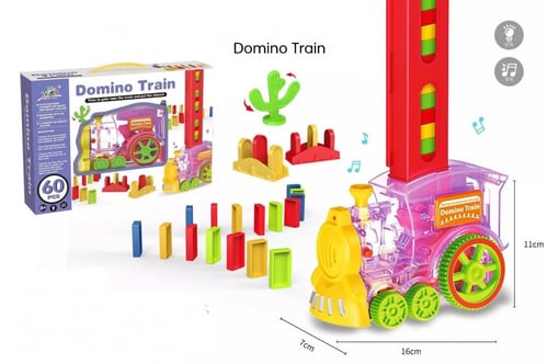 لعبة قطار الدومينو الذكي من 80 قطعة