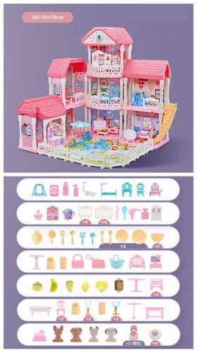 لعبة قصر الأحلام للأميرات ( عدة مقاسات)