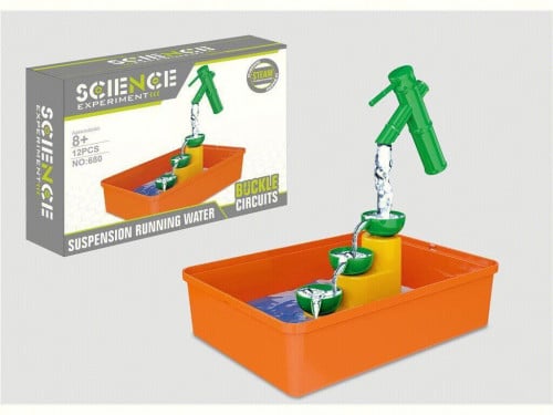 تحدي تجربة تدفق الماء العلمية