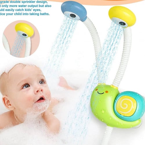 مروش استحمام مزدوج على شكل حلزون ( لعبة استحمام)