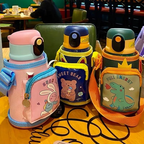 مطارة ماء 500مل لحفظ الماء البارد والحار للاطفال م...